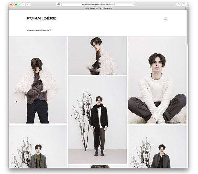 New Web Site AW/2016 - Minimal Design 