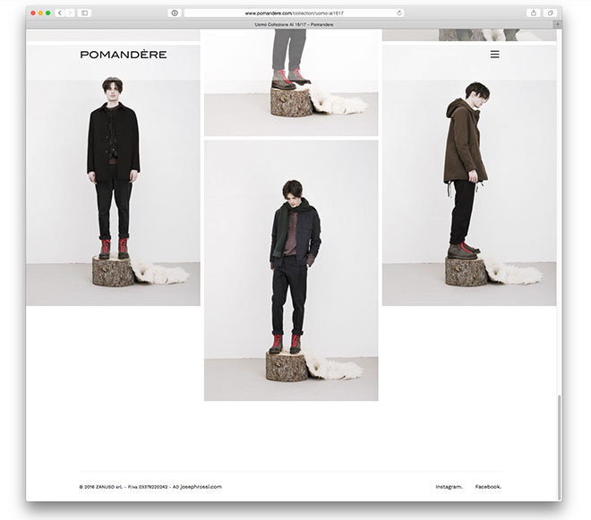 New Web Site AW/2016 - Minimal Design 